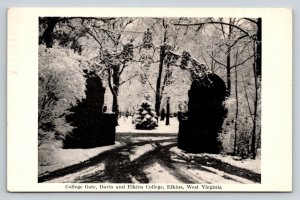 1947  Elkins College  West Virginia   Postcard