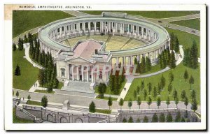 Postcard Old Memorial Amphitheater Arlington Va