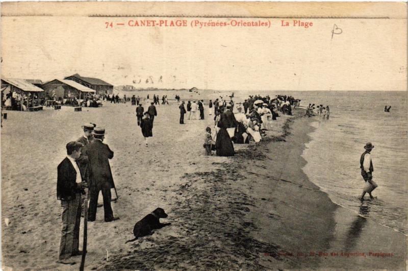 CPA CANET-Plage - La Plage (451307)