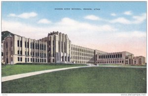 Exterior, Ogden High School,Ogden,Utah,30-40s