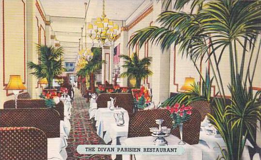 New York City The Divan Parisien Restaurant