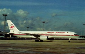 Airplanes Kenya Airways Boeing B-757-23A Orly Airport Paris France