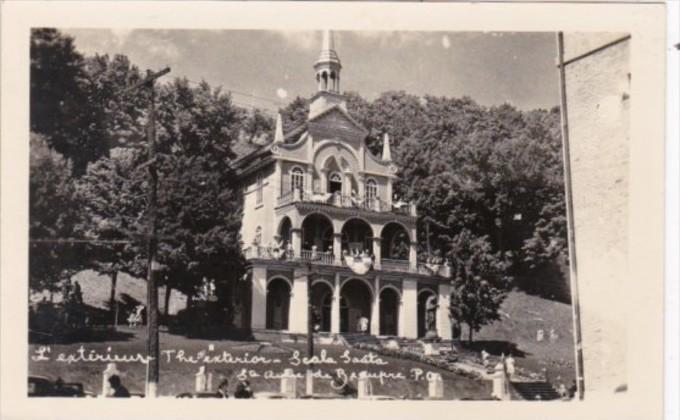 Canada Ste Anne De Beaupre The Exterior Scala Santa Real Photo