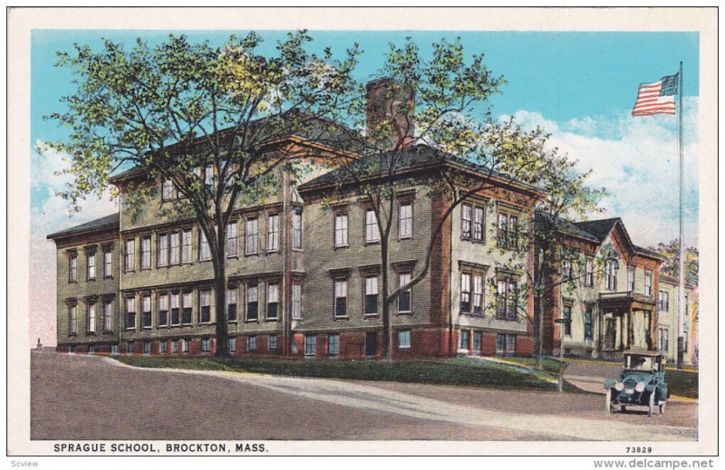 BROCKTON, Massachusetts; Sprague School, 10-20s