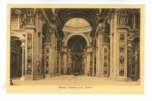 Italy - Roma (Rome), Vatican City. St Peter's Basilica, Interior