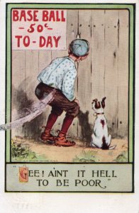 11301 Baseball To-Day! Boy and Dog 1911