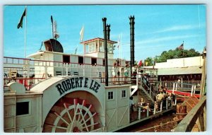 DAVIDSON, North Carolina NC ~ Lake Norman RIVERBOAT ROBERT E. LEE 1967 Postcard