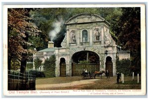 Hertfordshire England Postcard Old Temple Bar Theobald's Chesthunt Gate c1920's