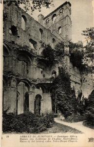 CPA Abbaye de JUMIEGES-Ruines des Lateraux de l'Église (269764)