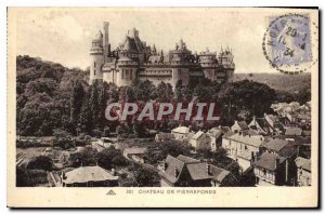 Old Postcard Chateau de Pierrefonds
