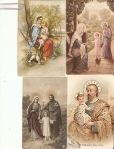 Very nice lot of eight (8) old vintage religious postcards