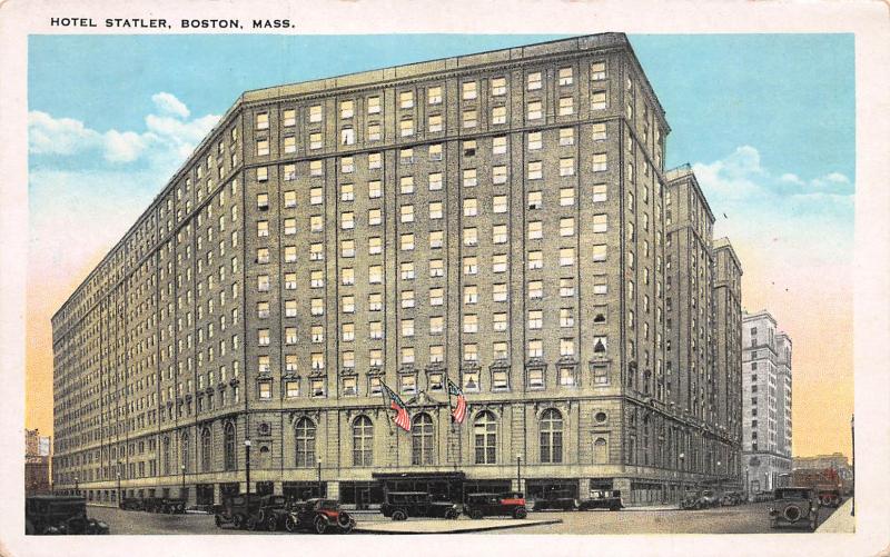 Hotel Statler, Boston, Massachusetts, Early Postcard, Unused