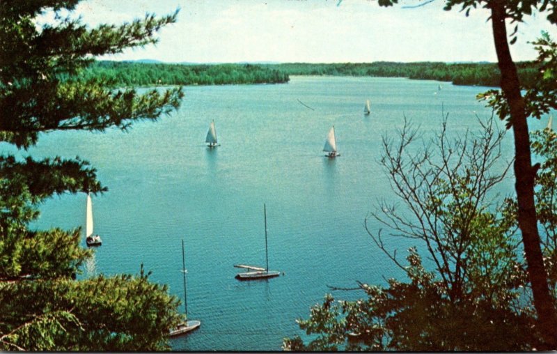 Michigan Stony Lake Camp Miniwanca The American Youth Foundation Sailing Scen...