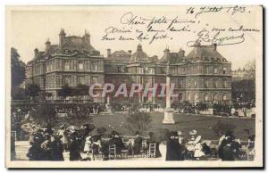 Paris - 1903 - The Luxembourg Palace Old Postcard