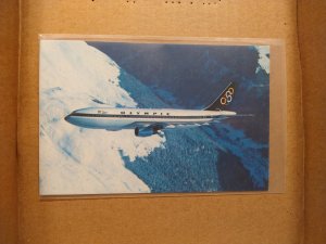 1970's/80's Olympic Airways Airbus A300 Airplane Chrome Postcard