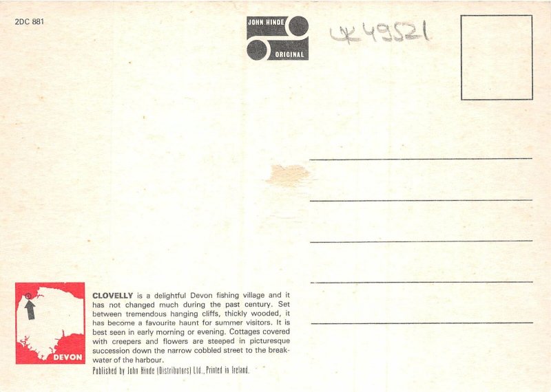 uk49521 clovelly devon uk