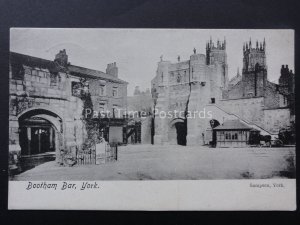 Yorkshire YORK Booth Bar c1905 Postcard by Sampson of York