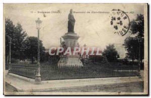 Old Postcard Romans (Drome) Monument of States General