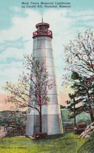 MIssouri Hannibal Mark Twain Memorial Lighthouse On Cardiff Hill Curteich