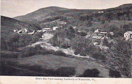 Bird's Eye View Looking Northerly Of Waterville Vermont