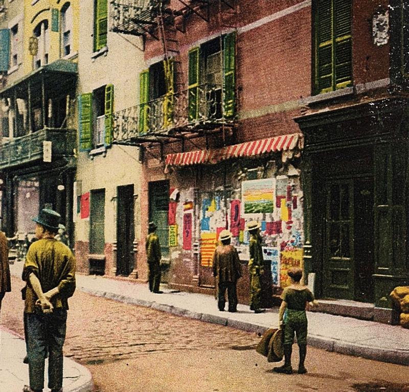 In Chinatown Manhattan New York NY NYC 1907-1915 15 Pell St. Chinese DB Postcard