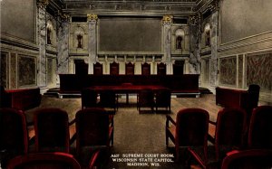 Wisconsin Madison State Capitol Building Supreme Court Room 1915