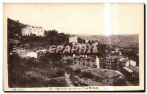 Old Postcard Grasse Hotels