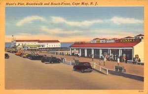 Hunt's Pier Boardwalk and Beach Front Cape May NJ 