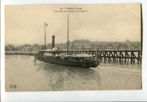 3081425 FRANCE Trouville Arrivee du bateau du Havre Vintage PC