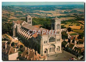 Postcard Modern Wonders of the Yonne Vezelay Yonne The Basilique Sainte Madel...