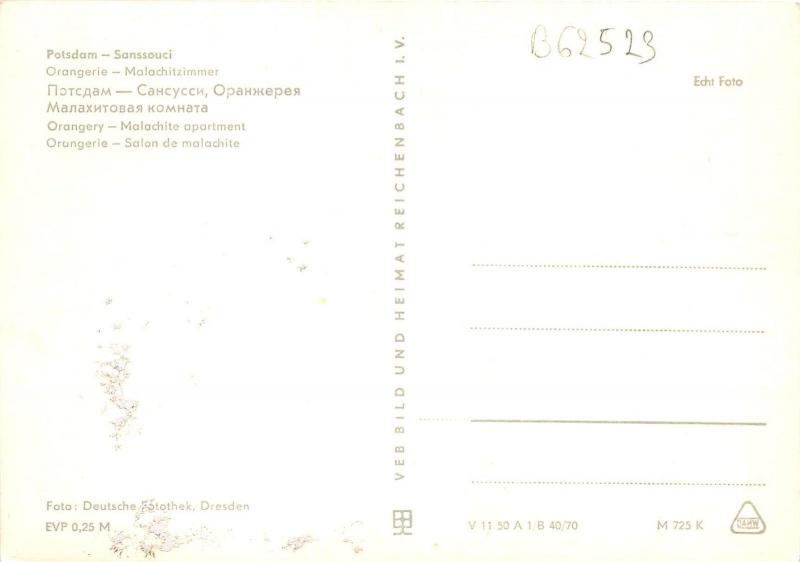 B62523 Potsdam Sanssouci Castle  germany