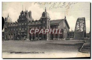 Old Postcard Calais The rating Gare Nord