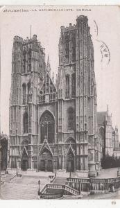 BF19379 bruxelles la cathedrlae ste gudule belgium front/back image