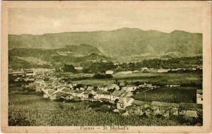 PC CPA AZORES / PORTUGAL, ST. MICHAEL, FURNAS, VINTAGE POSTCARD (b13493)