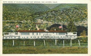 San Jacinto California Bath House Gilman's Hot Springs 1920 Postcard 21-13345