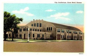 Postcard ARENA SCENE Great Bend Kansas KS AR6937