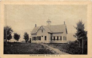 Cobleskill-Howe Cave New York~School House~Small Bell Tower on Roof~c1920s PC