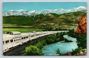 California Zephyer  Chicago Denver Salt Lake City  Vista Dome Cars   Postcard