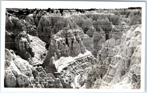 Postcard - The Grand Canyon Of the South Dakota Bad Lands - South Dakota