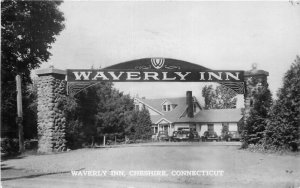 Autos Marston Cheshire Connecticut Waverly Inn Restaurant Postcard 20-11577