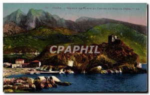 Postcard Old Corse Corsica Piana Rock Proto Cretes and Paglia Orba