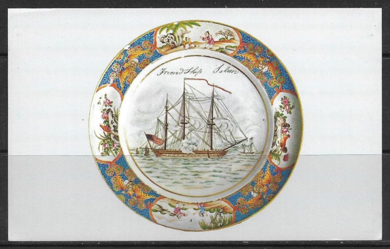 Massachusetts, Salem - Peabody Museum - Chinese Porcelain Plate - [MA-139]