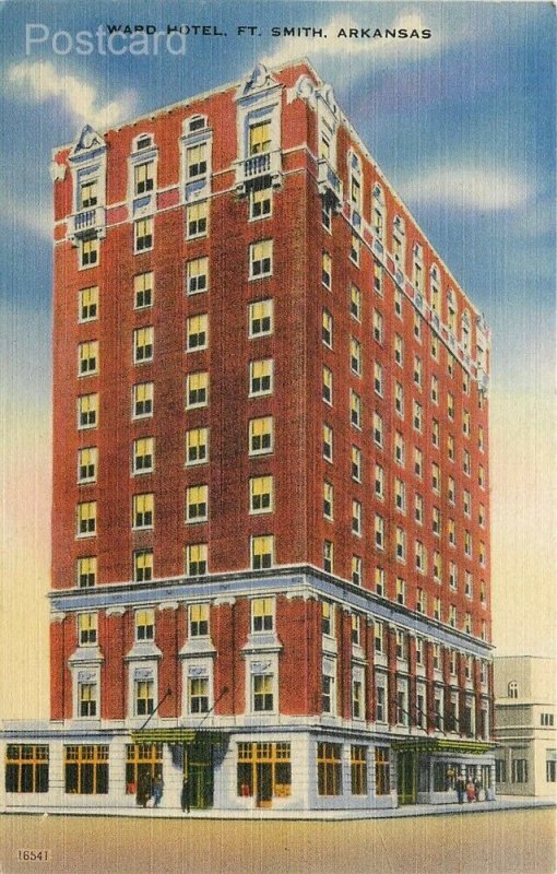 AR, Fort Smith, Arkansas, ward Hotel, Colourpicture No. 16541