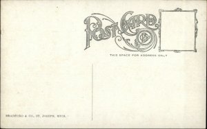 Thomaston ME MCRR Train Station Depot c1910 Postcard