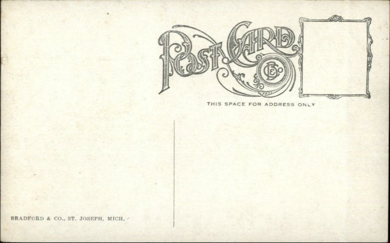 Thomaston ME MCRR Train Station Depot c1910 Postcard