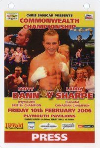 Scott Dann vs Larry Sharpe Canada Boxing Plymouth 2006 Press Pass