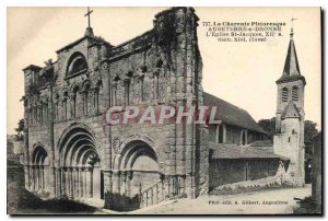 Postcard The Old Charters Picturesque Aubeterre (Charentre) Church St Jacque