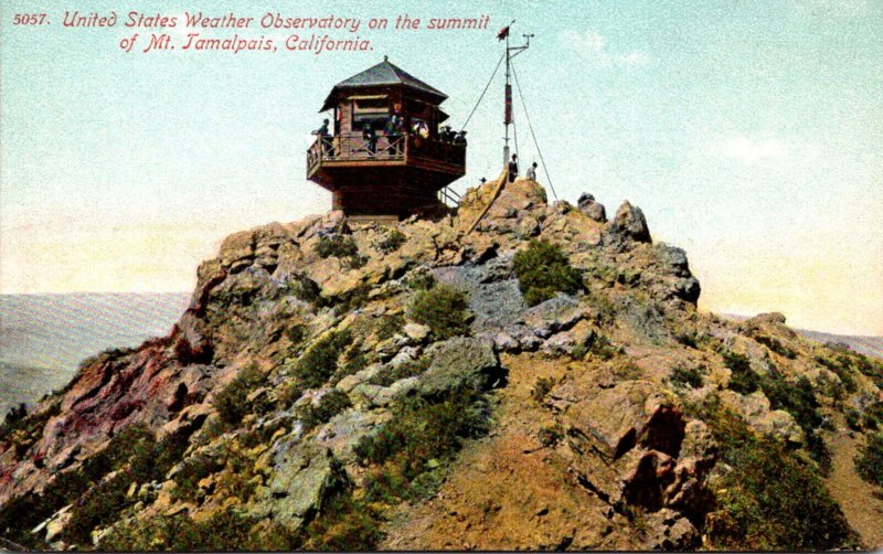 California Mt Tamalpais United States Weather OBservatory On The Summit