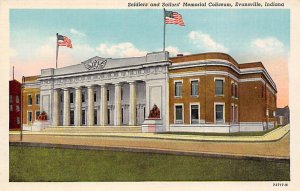 Soldiers and Sailors Memorial Coliseum Erected in 1916 - Evansville, Indiana IN