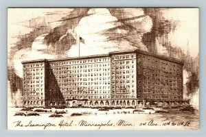Minneapolis MN- Minnesota, The Leamington Hotel, Outside, Chrome Postcard 